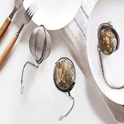 Серебряный стрейнер чая шарика чая сетки нержавеющей стали 304 фильтрует для чая