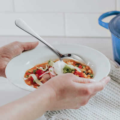 Серебряная нержавеющая сталь ложки обедающего 12 частей установила для домашних кухни или ресторана