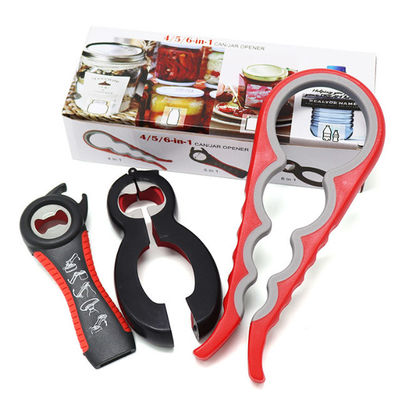 5 в 1 Multi функции набор консервооткрывателя бутылки ножа для вскрытия консервных банок с ручкой силикона