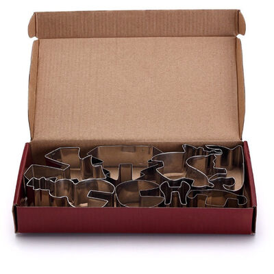 Набор прессформы печенья резца 3D печенья серии рождества нержавеющей стали DIY