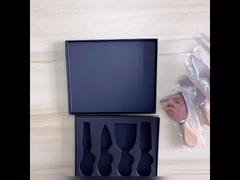 4pcs 6pcs Cheese Knives Set with Wood Handle Stainless Steel Cheese Cutter