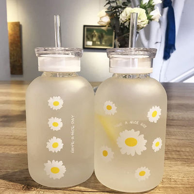 бутылка с водой сока молока 480ml милая с портативной машинкой масштаба прозрачной