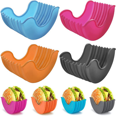 Коробка бургера силикона Retractable регулируемая Multicolor