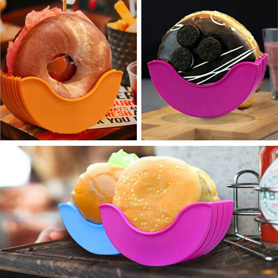 Коробка бургера силикона Retractable регулируемая Multicolor