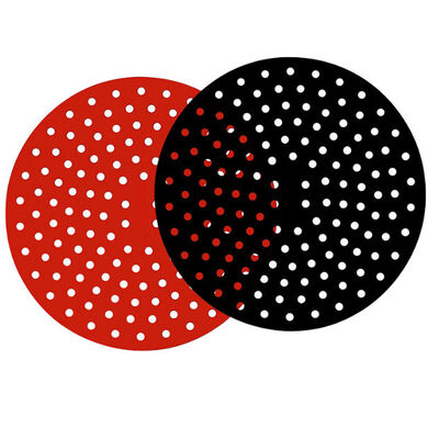 Многоразовая квадратная силикона воздуха Fryer циновки ручка 21cm не