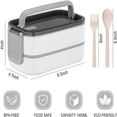 Многоцветная коробка Bento для взрослых большой емкости на обед