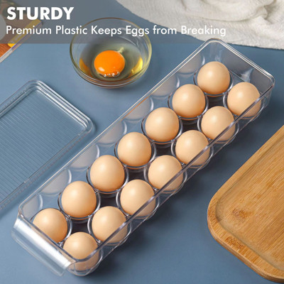 Контейнер яйца холодильника кухни 14PCS с крышкой и ручкой