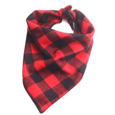 Небольшое среднее большое 100% хлопок Bandana собаки шотландки буйвола щенят собак