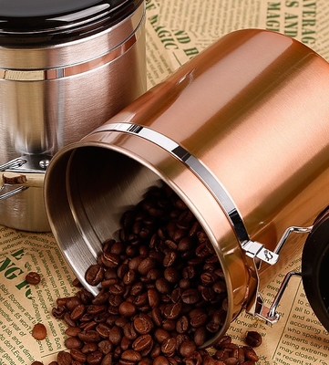 500g нержавеющая сталь необходимое Barista оборудует банку кофе воздухонепроницаемую с клапаном и ложкой СО2