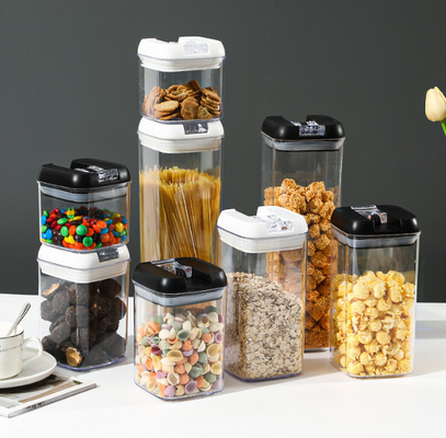 тара для хранения домочадца кухни 7pcs BPA свободная воздухонепроницаемая с легкими крышками замка