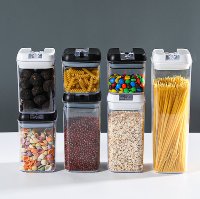 тара для хранения домочадца кухни 7pcs BPA свободная воздухонепроницаемая с легкими крышками замка