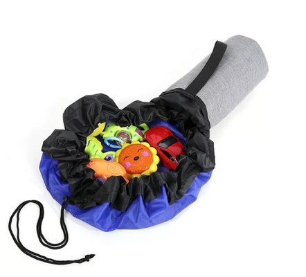 Сумка хранения игрушки Drawstring циновки игры тары для хранения домочадца подгонянных детей