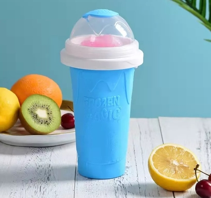 Бутылка Milkshake Tumbler Smoothie перемещения силикона слякотная с соломой