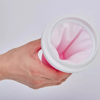 Бутылка Milkshake Tumbler Smoothie перемещения силикона слякотная с соломой