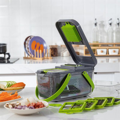 Многофункциональный Slicer тяпки овоща резца лука ПК аксессуаров 22 инструмента кухни