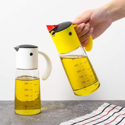 Spout Не-потека нержавеющей стали Cruet бутылки распределителя оливкового масла течебезопасный стеклянный