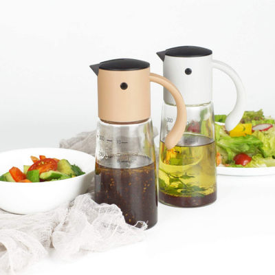Spout Не-потека нержавеющей стали Cruet бутылки распределителя оливкового масла течебезопасный стеклянный