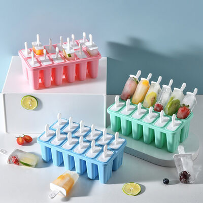 Popsicle отливает 6 частей в форму поп льда силикона отливает создателя в форму попа льда BPA свободного