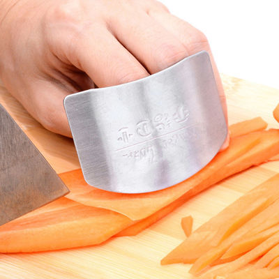 Предохранитель протектора руки пальца нержавеющей стали безопасный от кухонного ножа 6.5x4.5cm