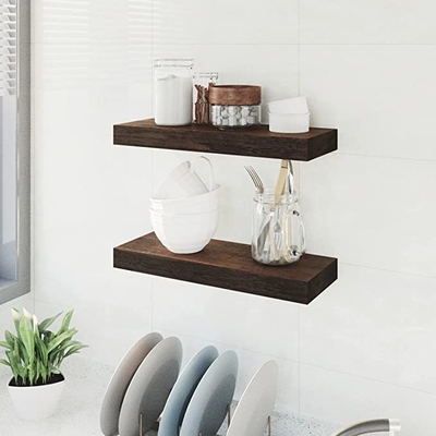 Плавая установленные стеной деревянные уступы полок для кухни Bathroom комнаты прожития спальни