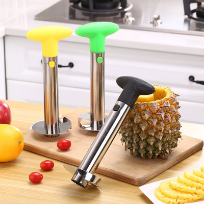 Ананаса посуды нержавеющей стали корки Slicer инструмента свободного вырезая сердцевина из с отделяемой ручкой