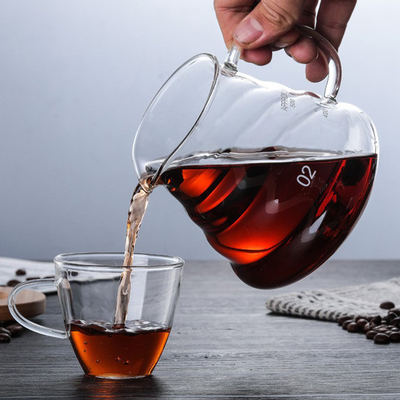Handmade необходимое Barista оборудует кофеварку боросиликатного стекла со стеклянным фильтром воронки