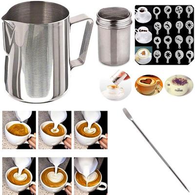 Изготовленное на заказ 12Oz необходимое Barista оборудует шейкер 16pcs кофе кувшина молока эспрессо