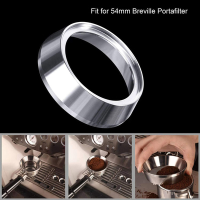 Кофе нержавеющей стали дозируя эспрессо кольца 54mm дозируя воронку