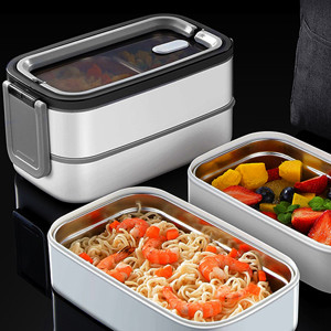 Многоцветная коробка Bento для взрослых большой емкости на обед