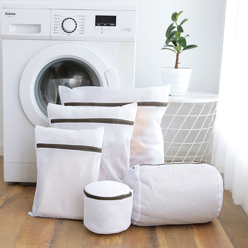 Нейлон продуктов белой посуды Microfiber пластиковый фильтрует сетку сумки мытья прачечной